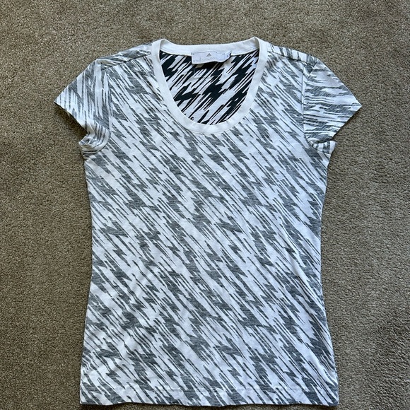 Adidas x Stella McCartney Zebra Sportswear Top - Picture 1 of 4